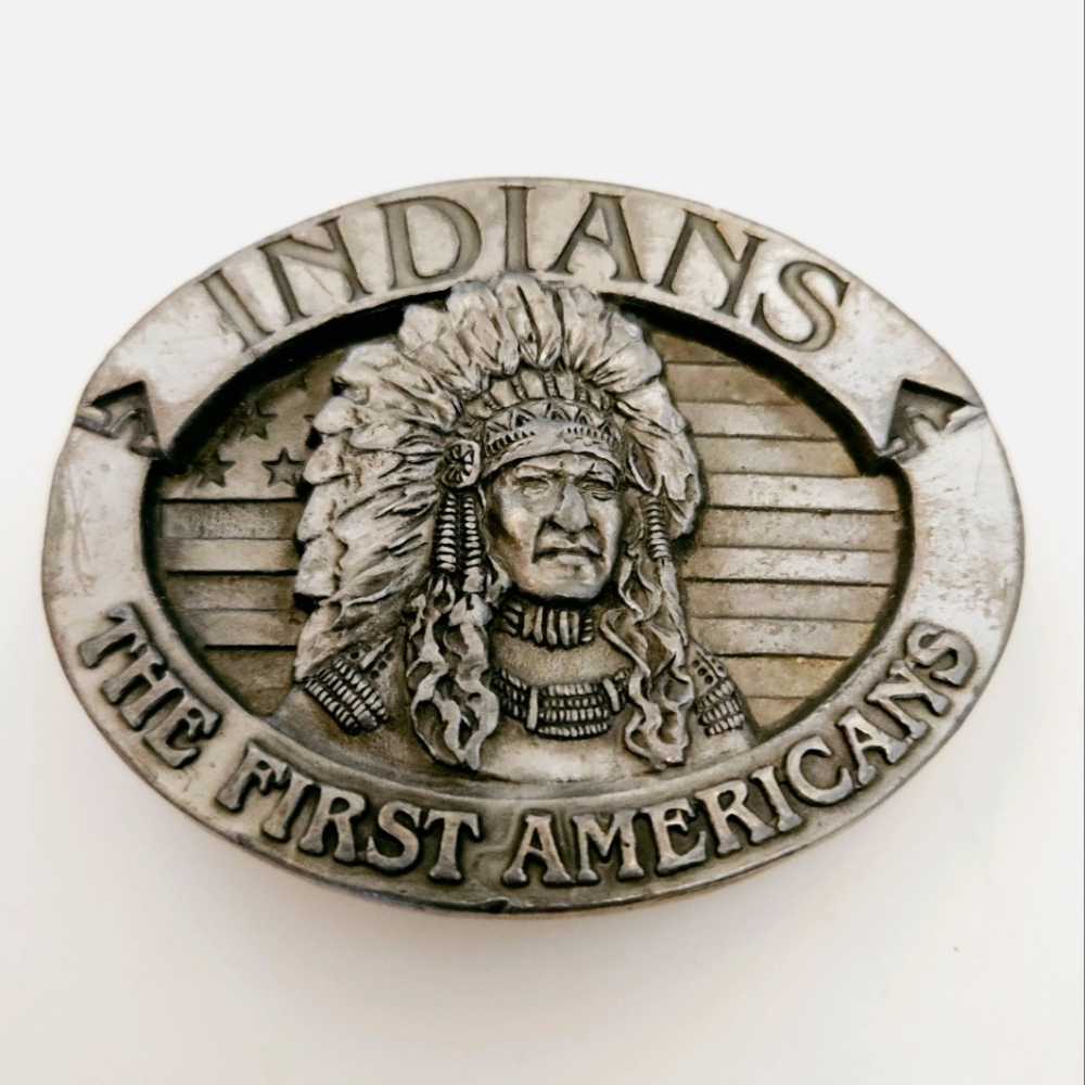 Buckles of America INDIANS Belt Buckle Collectible